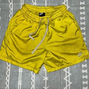 Nike Bright Yellow Sports Shorts